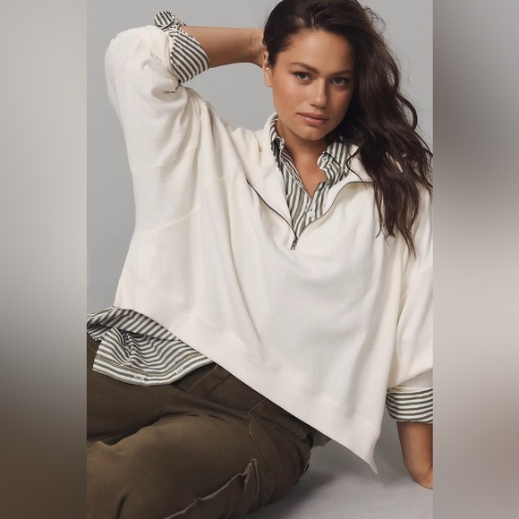 Daily Practice by Anthropologie Half-Zip Pullover - Picture 4 of 9